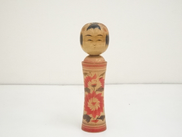 TRADITIONAL JAPANESE CRAFT / KOKESHI DOLL (21.1 cm)/ ARTISAN WORK